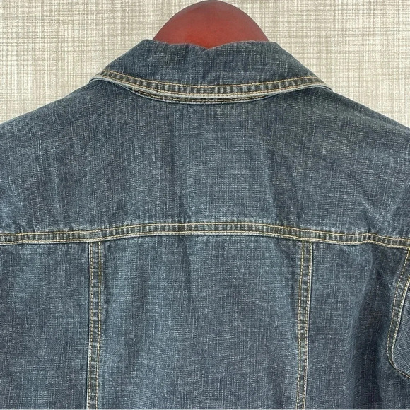Ann Taylor Loft Button Jean Jacket Women's 4P 8274/1.8 b - Picture 9 of 10